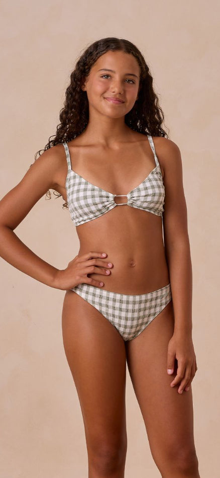 Rylee + Cru Teen Alba Bikini Set, Blue Floral