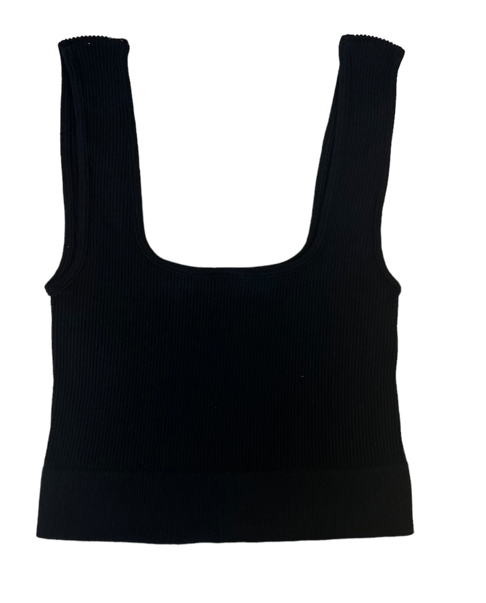 Malibu Sugar Girls Chevron Crop Tank