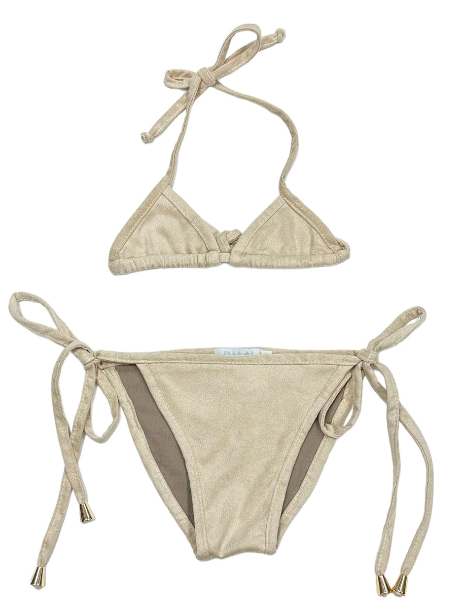 Dalai Girls Off White Sueded Laura Bikini – LilSwimmas